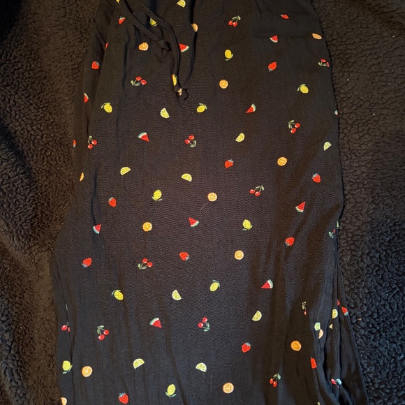 Fruit pattern tube top and pants set - Picture 2 of 2